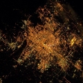 国际空间站航拍北京美景