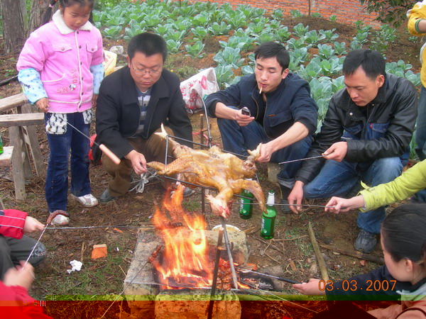 今天去整的春天烧烤