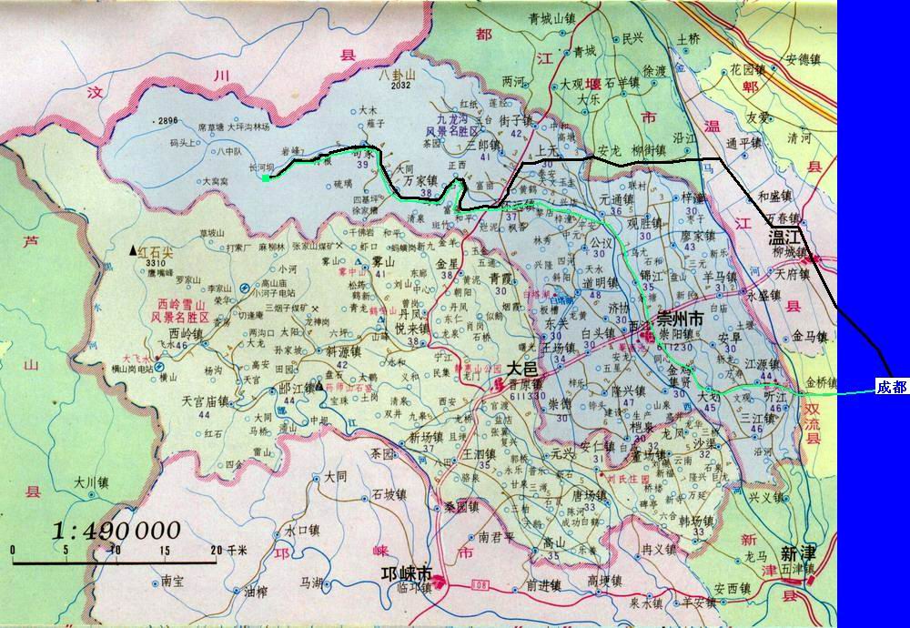 [原创] 骑遍d成都 >>> 地图指路！