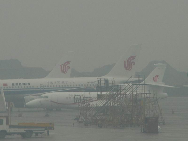 中国国际航空公司最小的飞机，在双流机场拍到它不容易